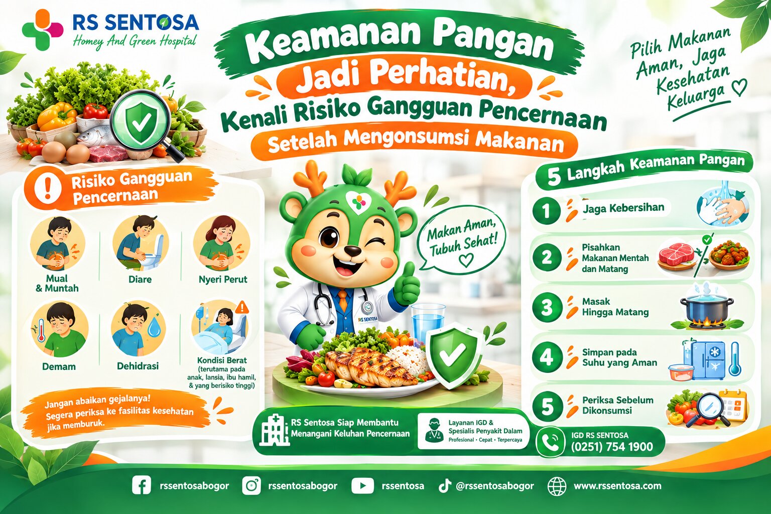 Keamanan Pangan Jadi Perhatian, Kenali Risiko Gangguan Pencernaan Setelah Mengonsumsi Makanan